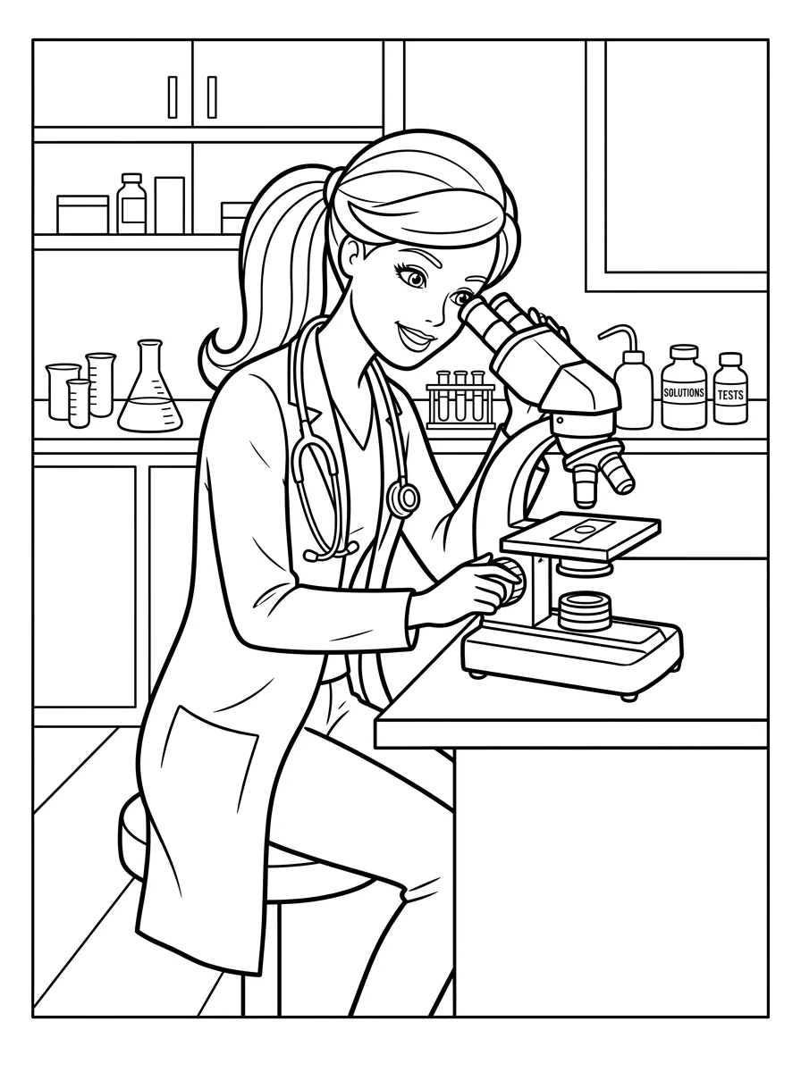 Desenhos da Barbie para colorir 50