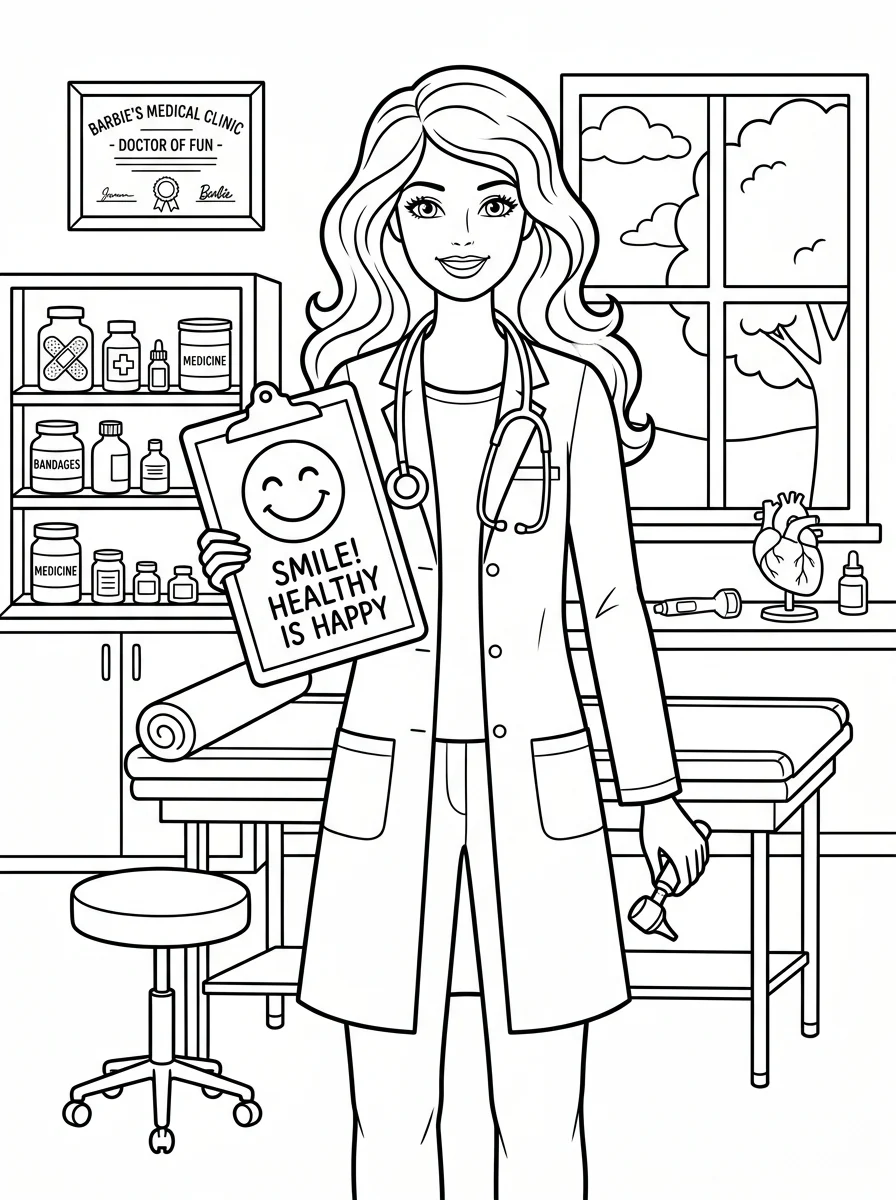 Desenhos da Barbie para colorir 51