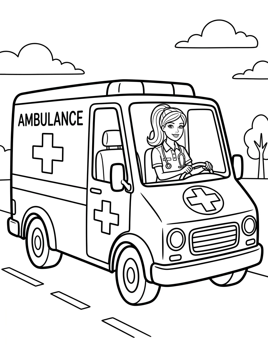 Desenhos da Barbie para colorir 52