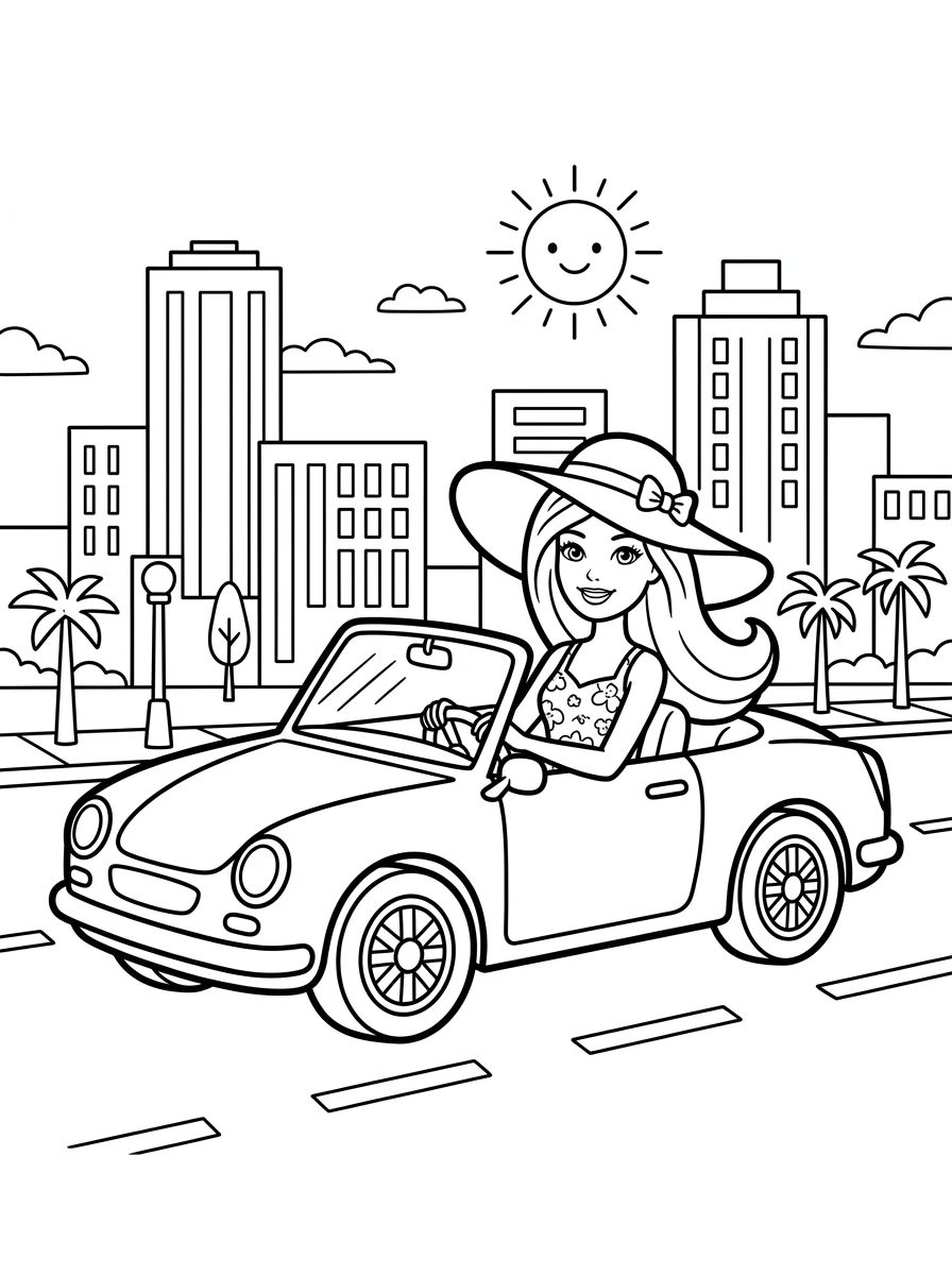 Desenhos da Barbie para colorir 55