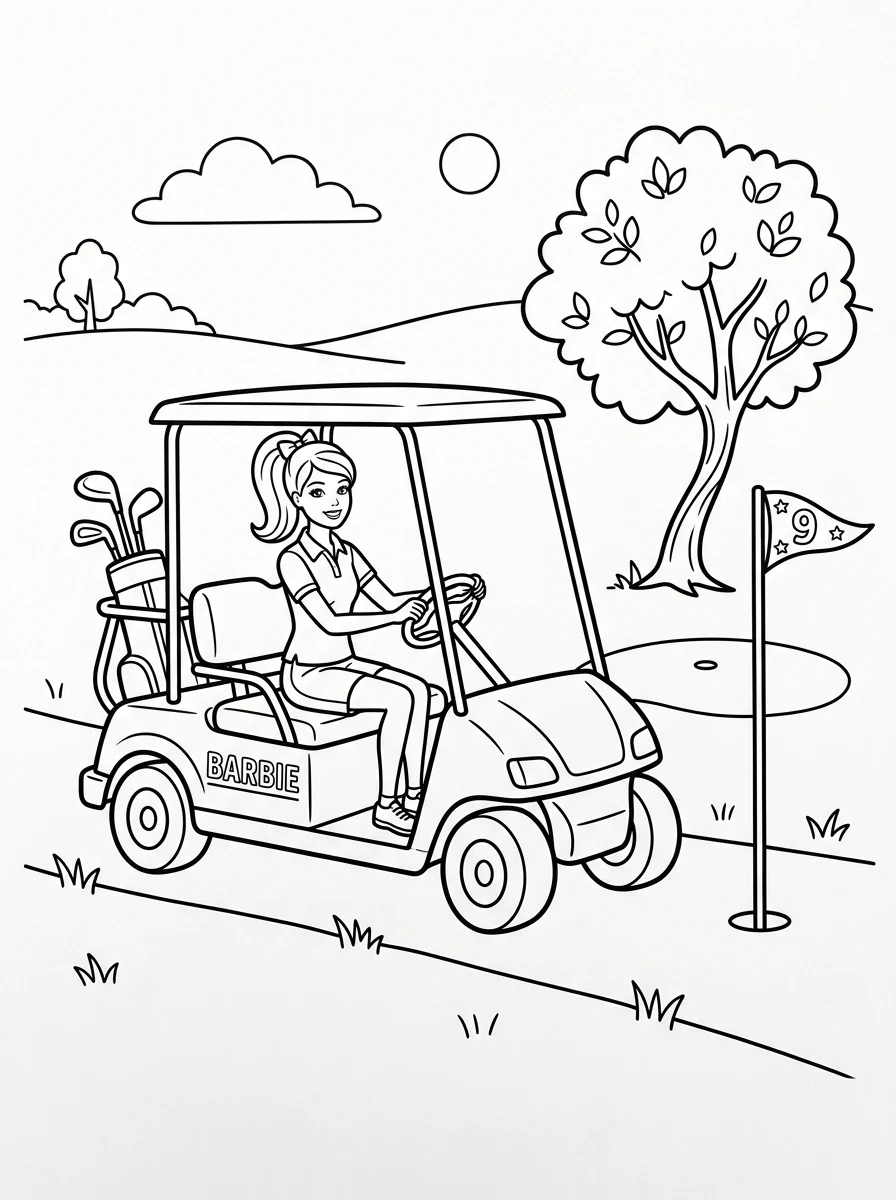Desenhos da Barbie para colorir 56