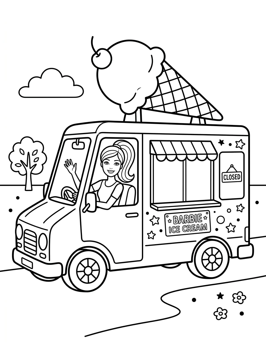Desenhos da Barbie para colorir 57