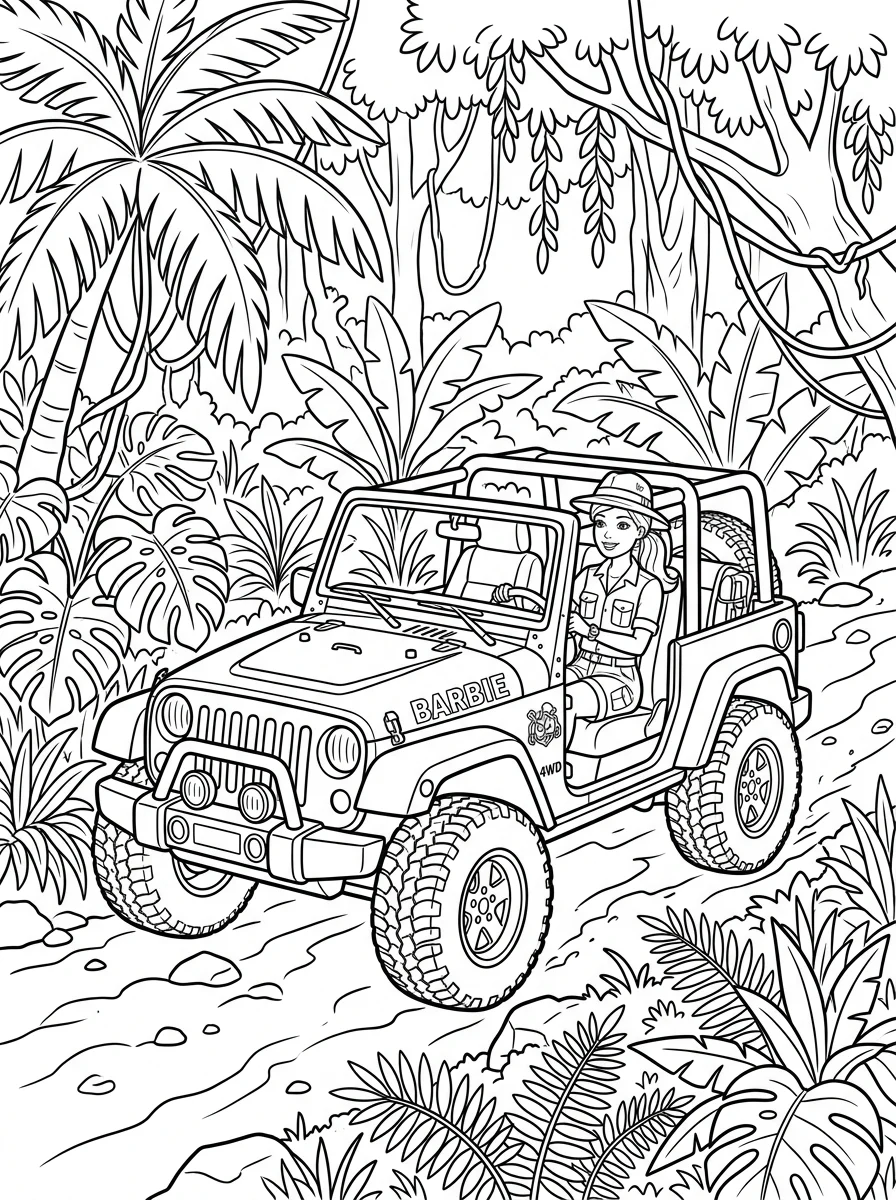 Desenhos da Barbie para colorir 58