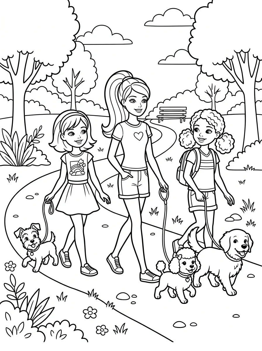 Desenhos da Barbie para colorir 6