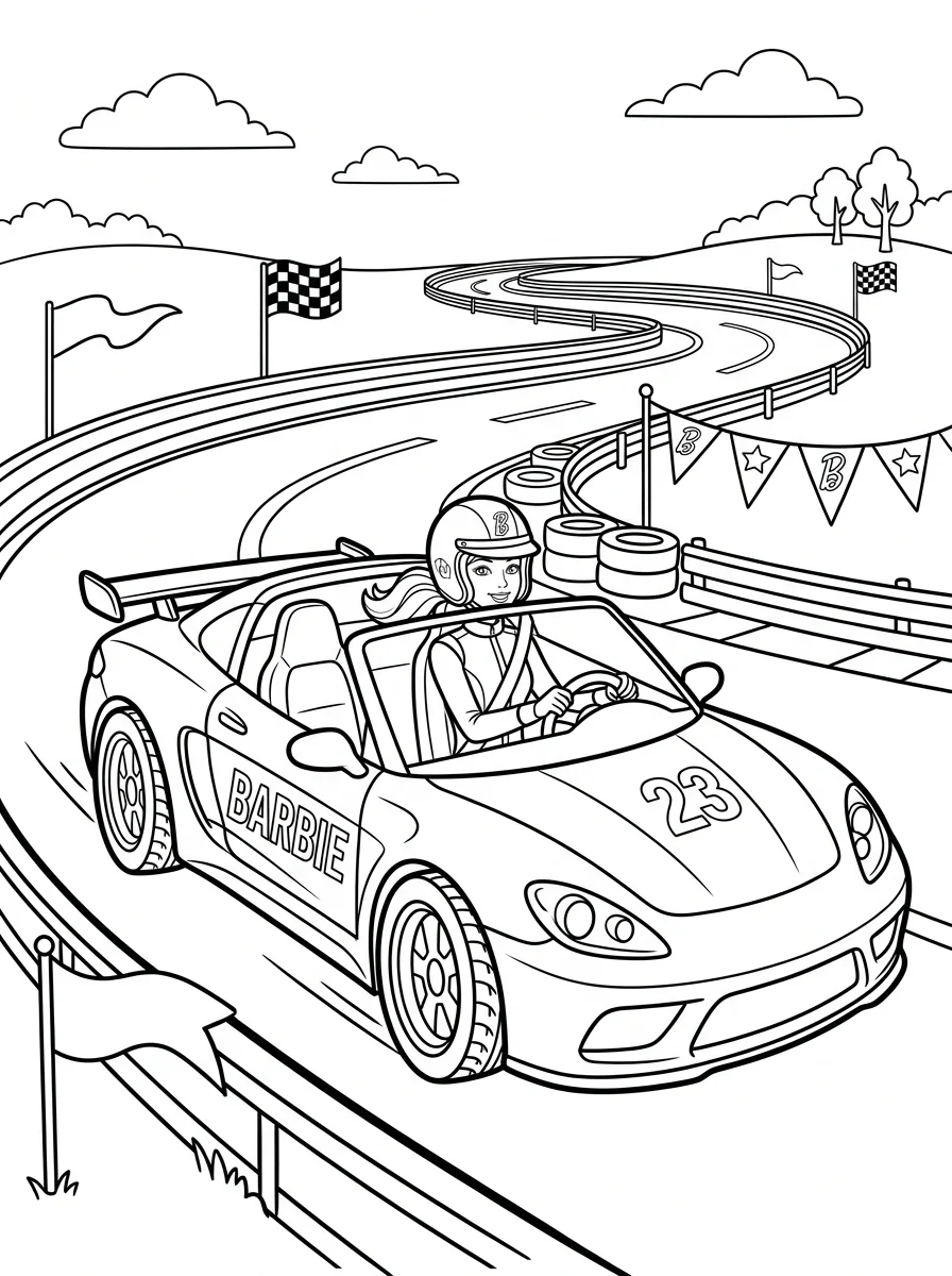 Desenhos da Barbie para colorir 64