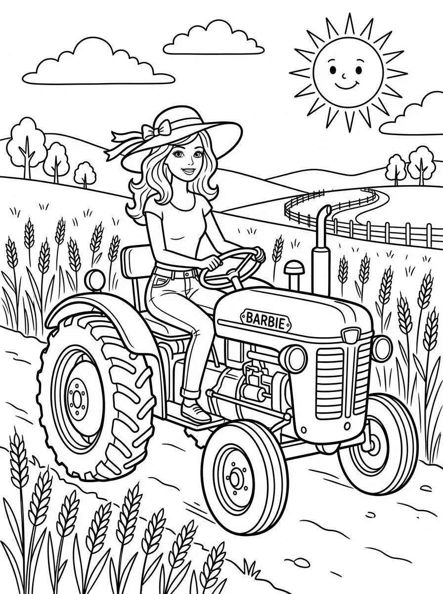 Desenhos da Barbie para colorir 67
