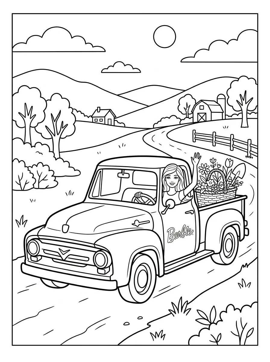 Desenhos da Barbie para colorir 70