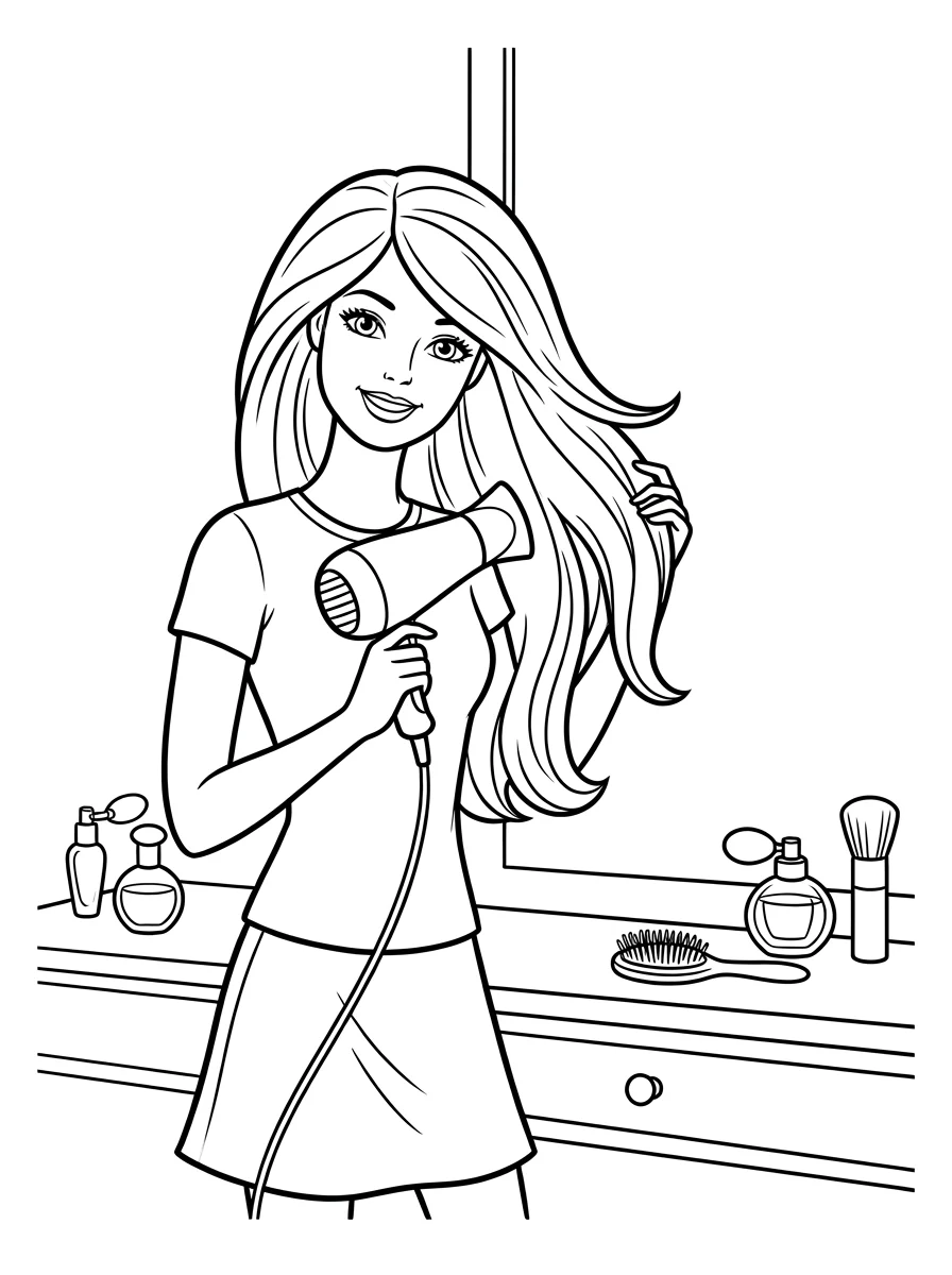 Desenhos da Barbie para colorir 71