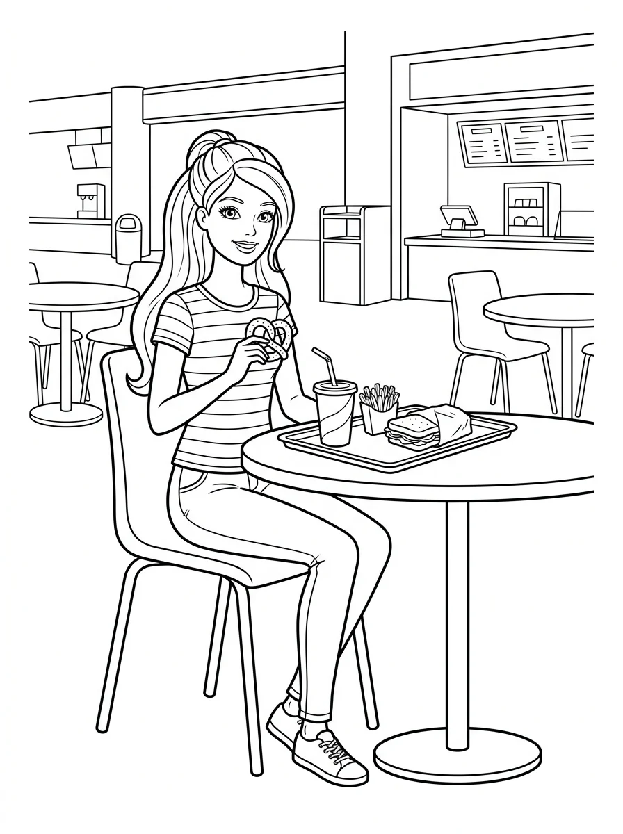 Desenhos da Barbie para colorir 72