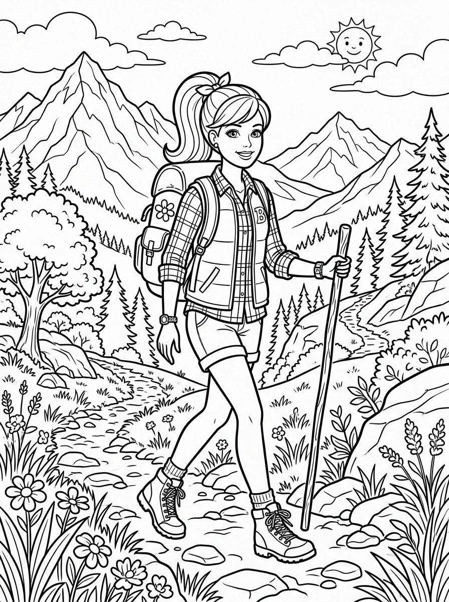 Desenhos da Barbie para colorir 78