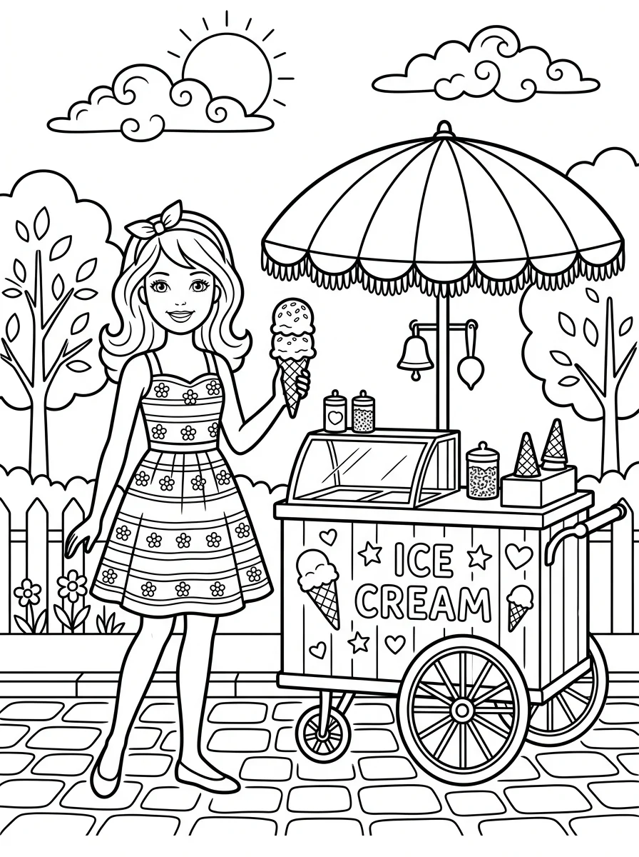 Desenhos da Barbie para colorir 81