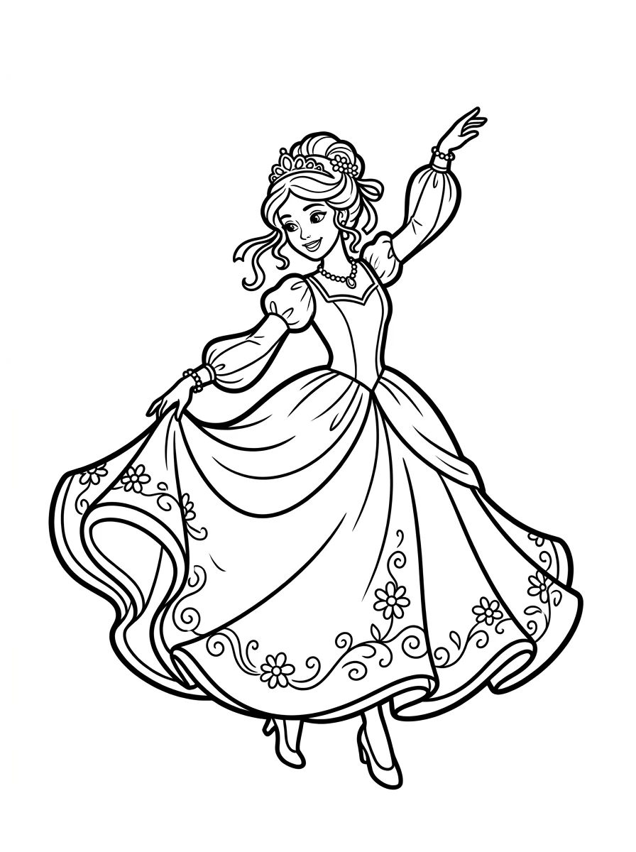 Desenhos da Cinderela para colorir 12