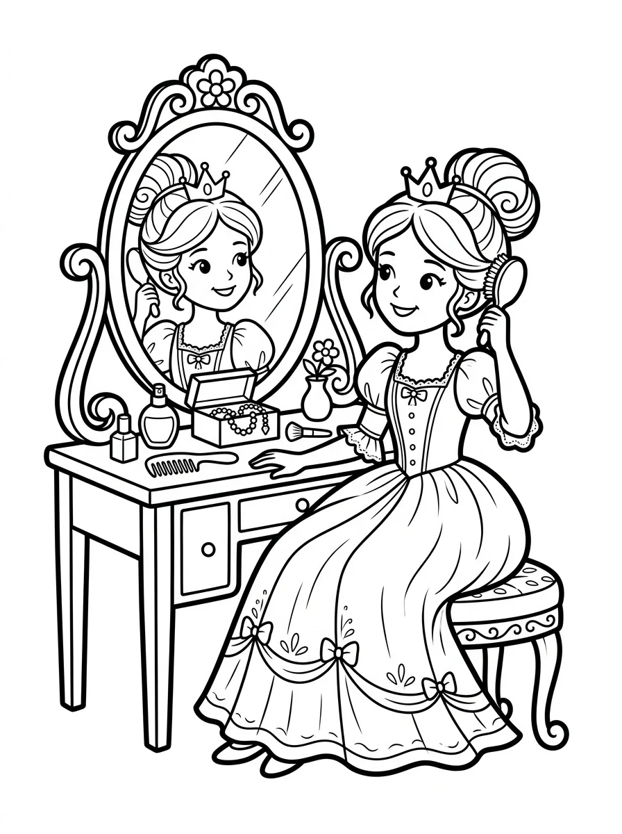 Desenhos da Cinderela para colorir 13