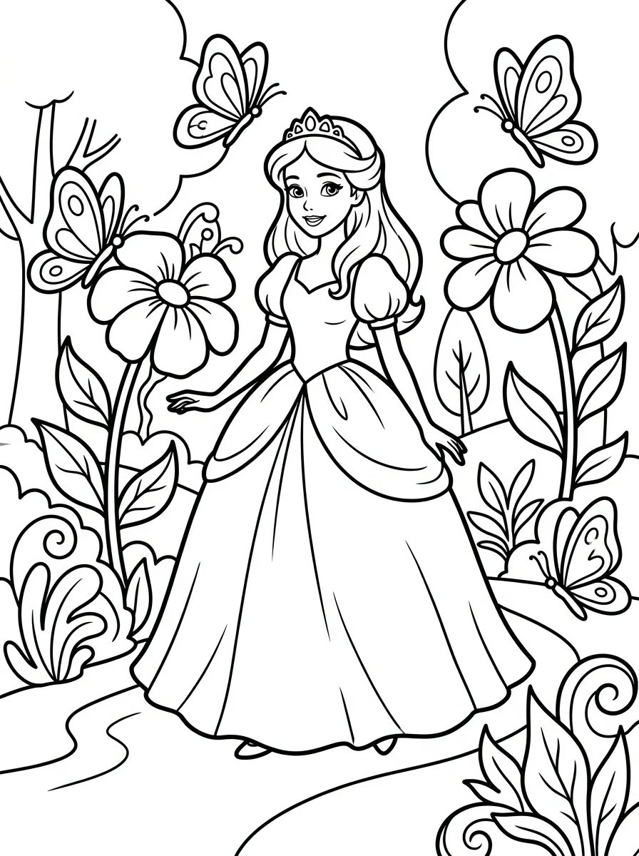 Desenhos da Cinderela para colorir 17
