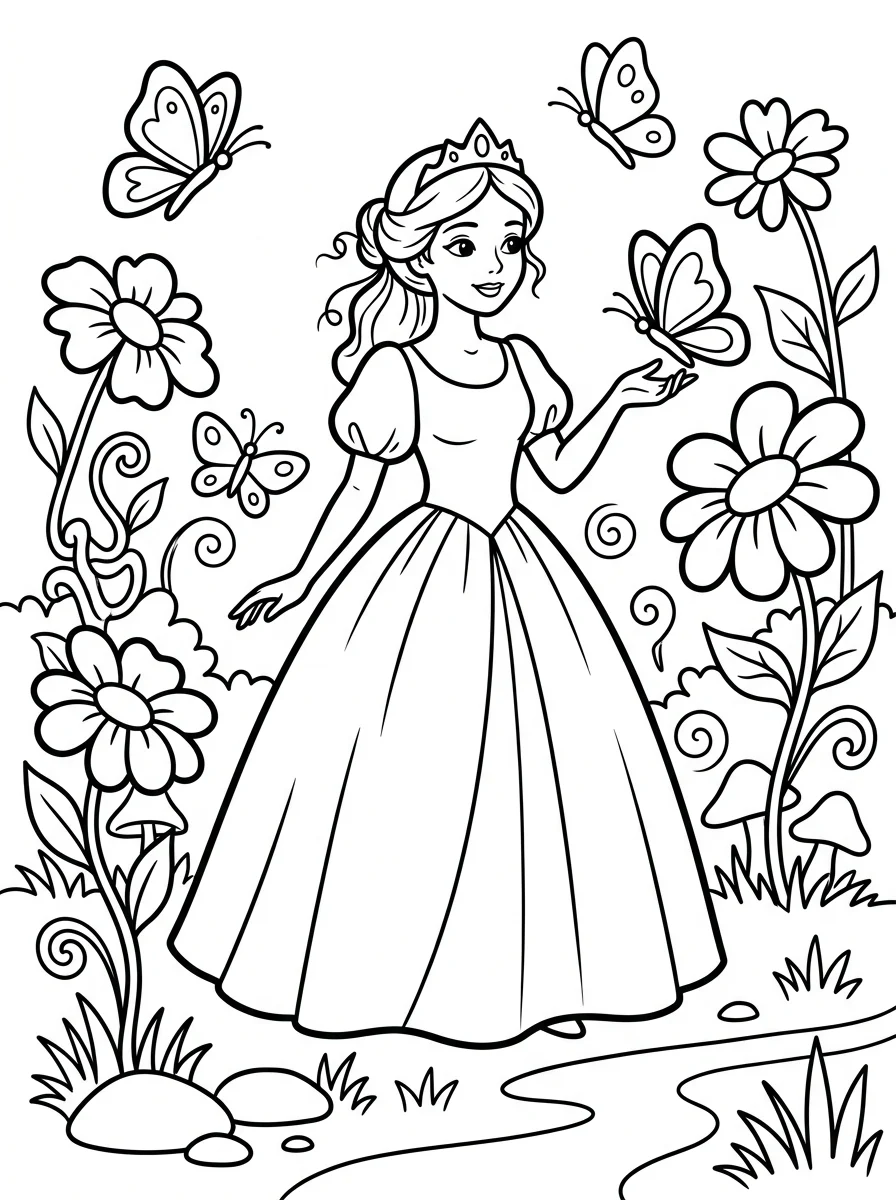 Desenhos da Cinderela para colorir 20