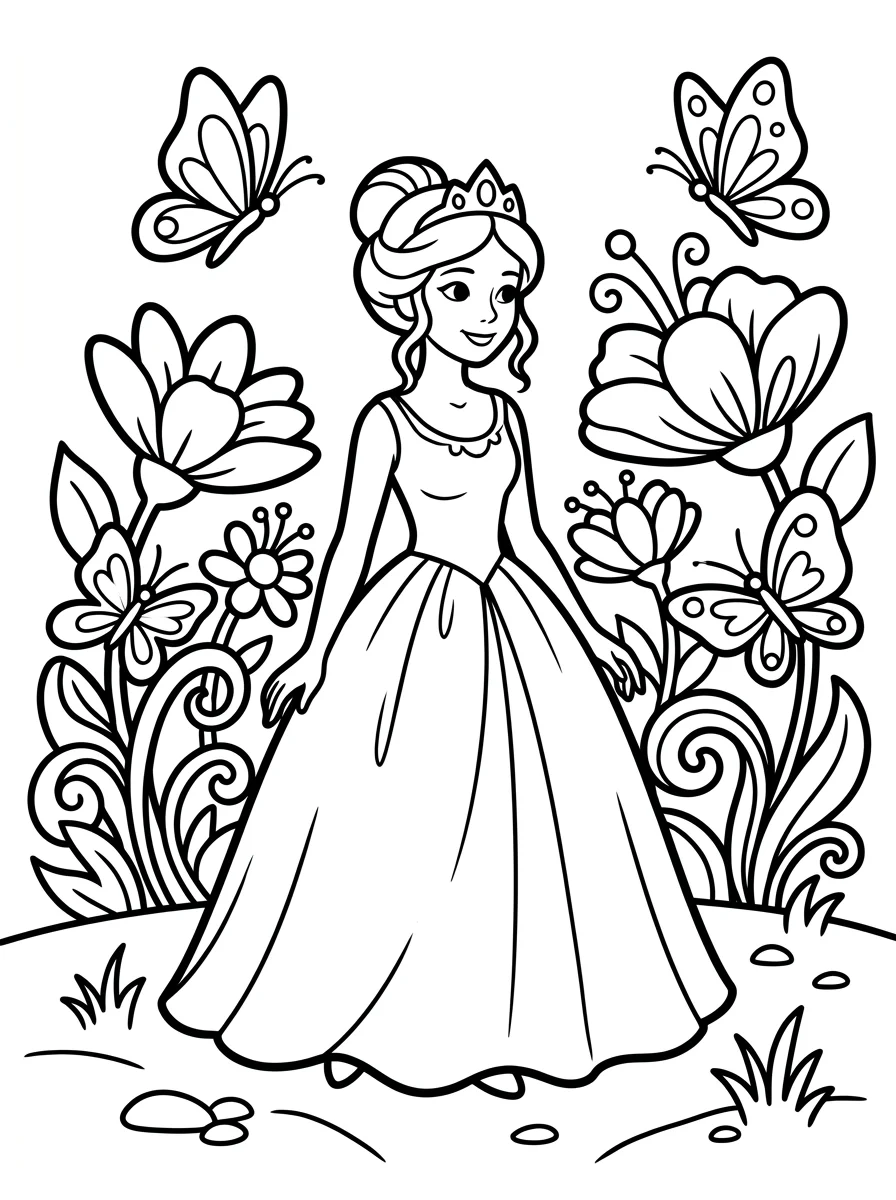 Desenhos da Cinderela para colorir 21