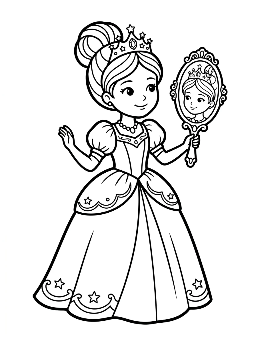 Desenhos da Cinderela para colorir 25