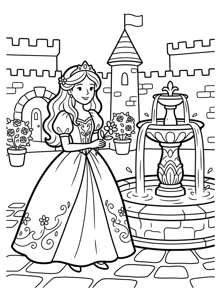 Desenhos da Cinderela para colorir 28
