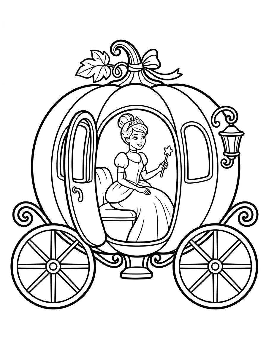 Desenhos da Cinderela para colorir 32