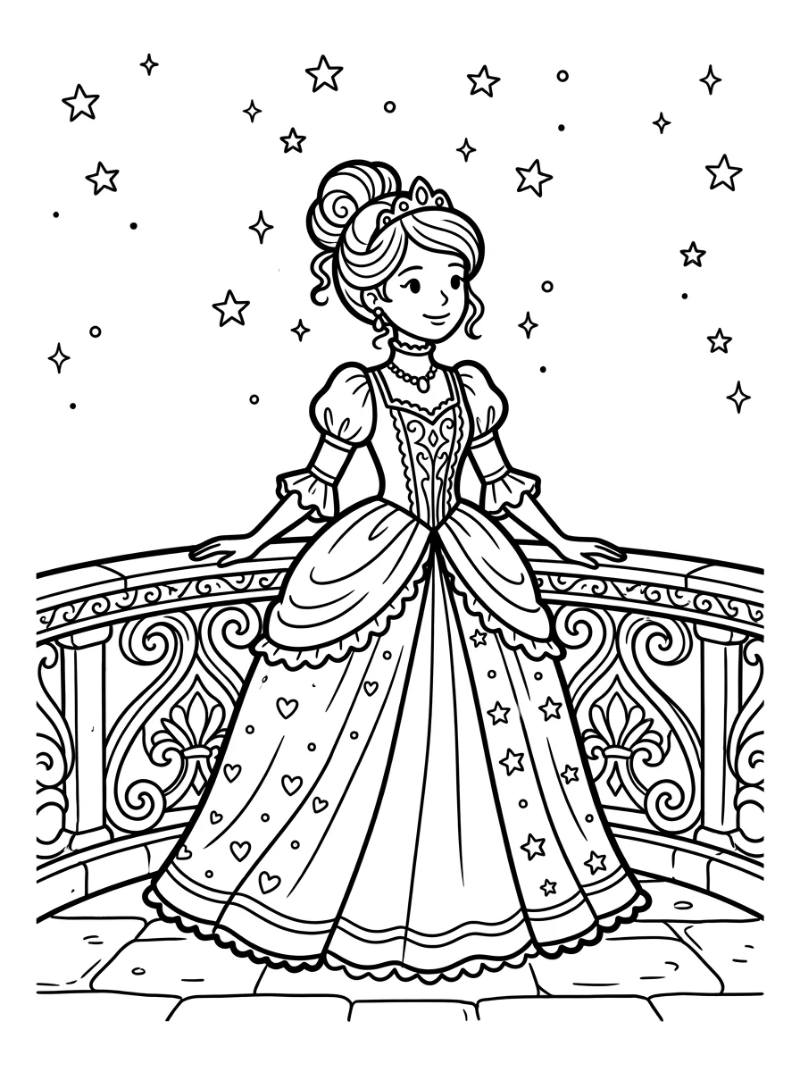 Desenhos da Cinderela para colorir 35