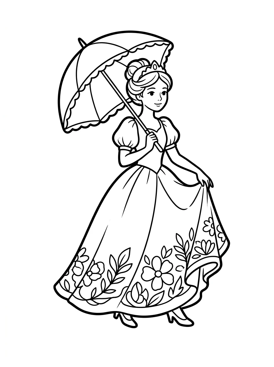 Desenhos da Cinderela para colorir 39