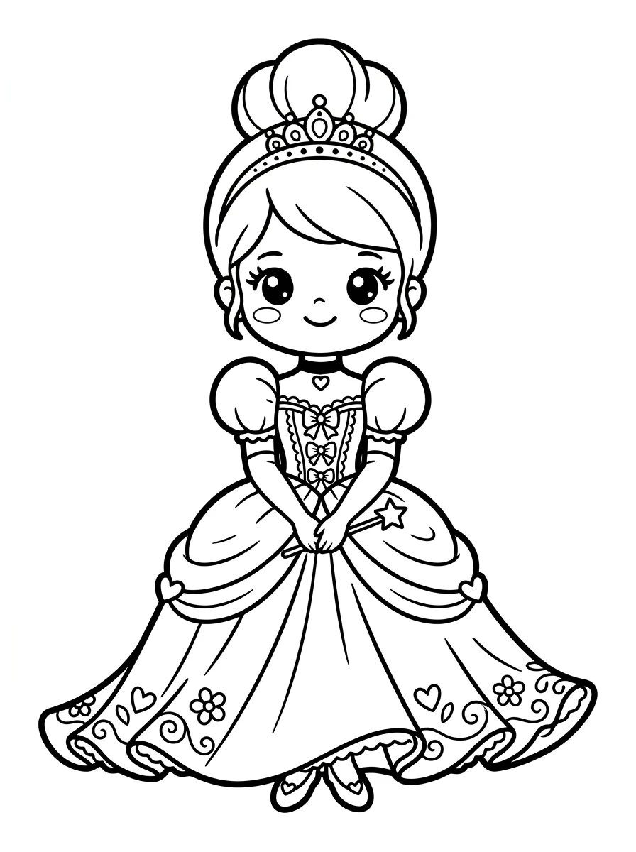 Desenhos da Cinderela para colorir 42