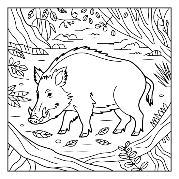 Desenhos de Animais da Floresta para colorir 25