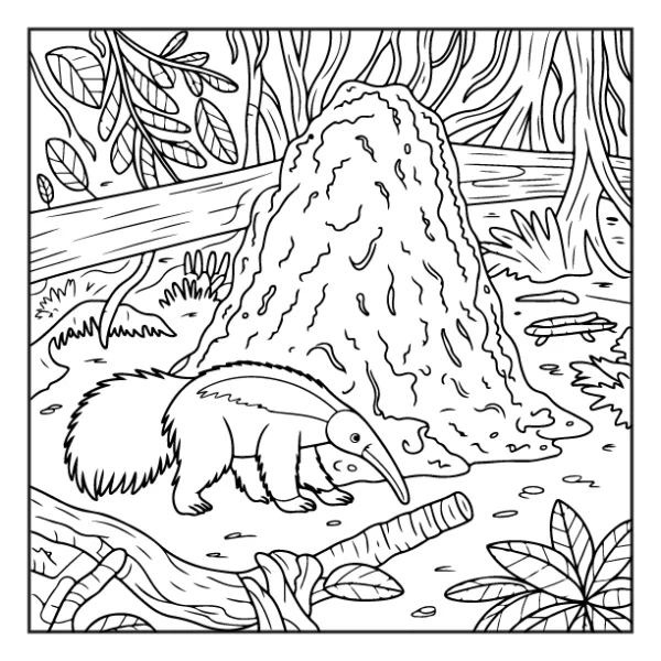 Desenhos de Animais da Floresta para colorir 34