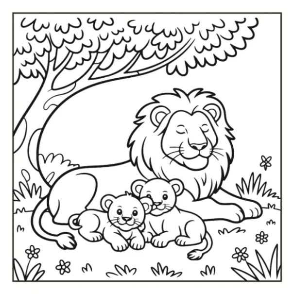 Desenhos de Animais da Floresta para colorir 59