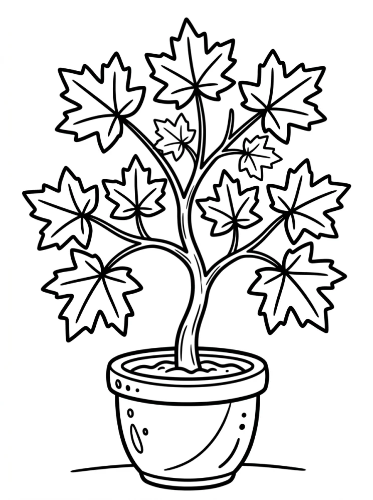 Desenhos de Árvores para colorir 110