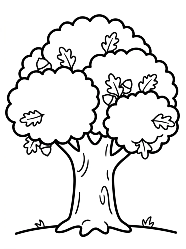 Desenhos de Árvores para colorir 117