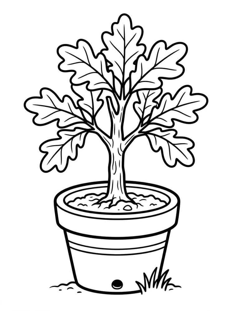Desenhos de Árvores para colorir 120