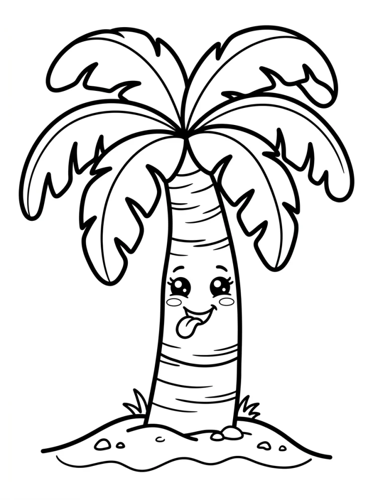 Desenhos de Árvores para colorir 129