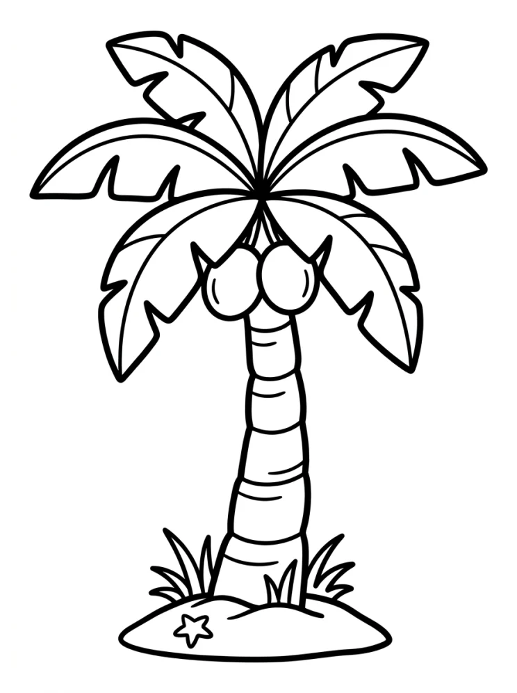 Desenhos de Árvores para colorir 131
