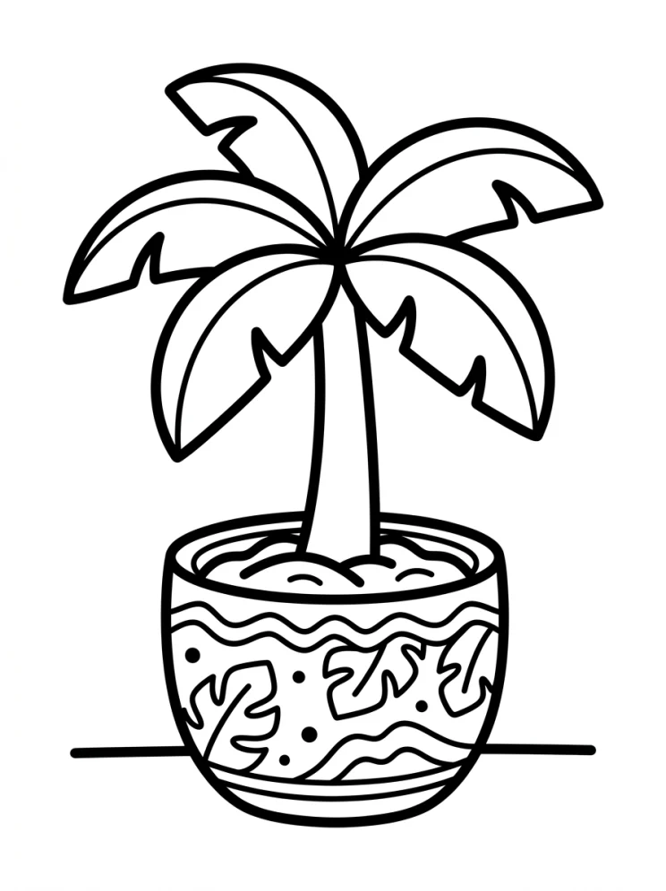 Desenhos de Árvores para colorir 132