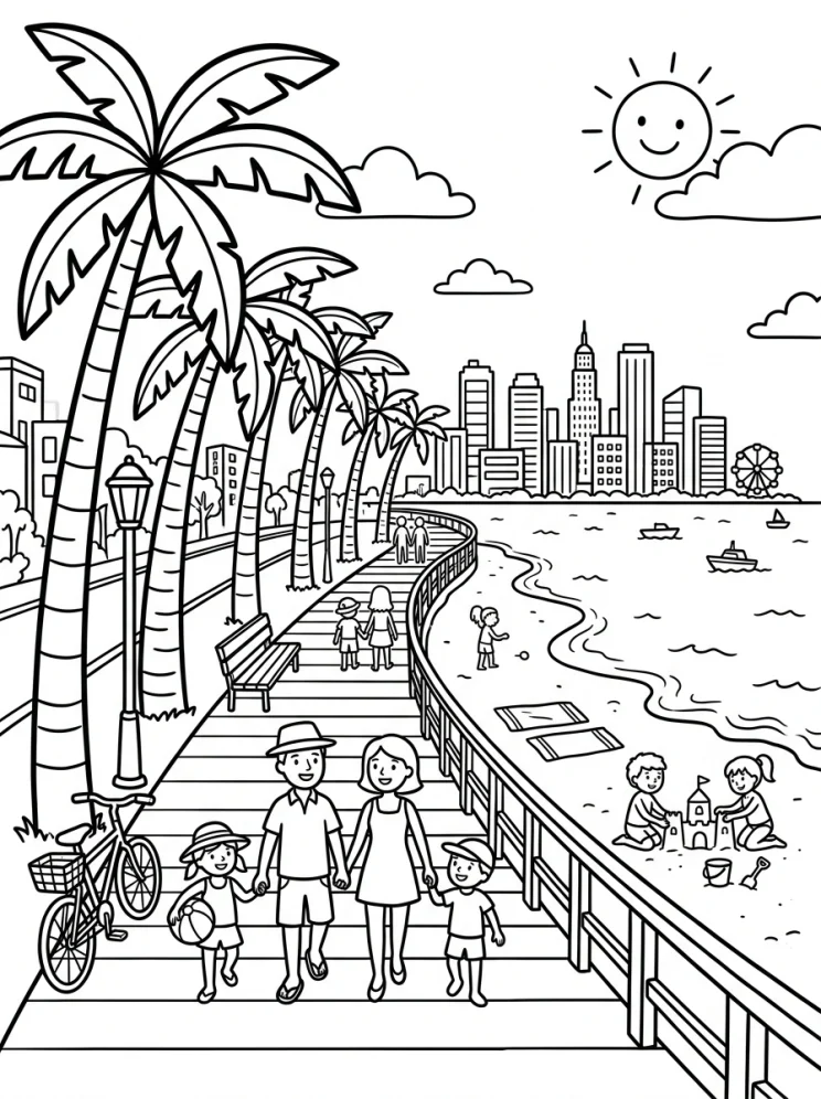 Desenhos de Árvores para colorir 133
