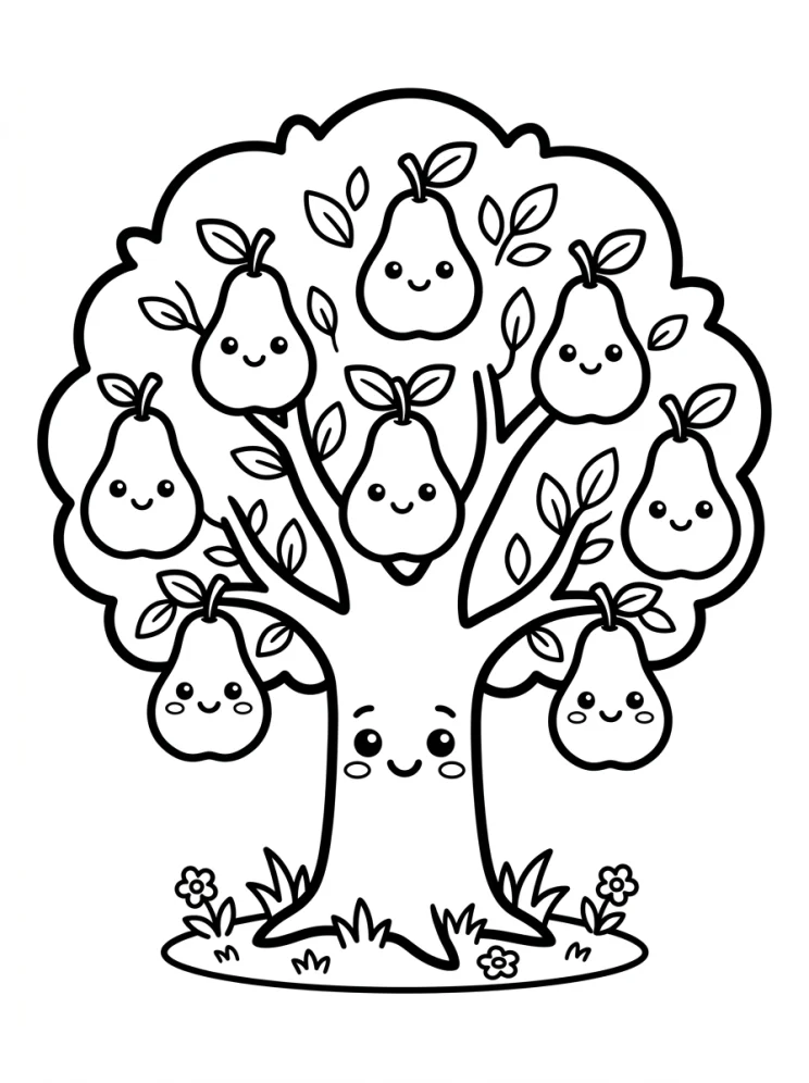 Desenhos de Árvores para colorir 138