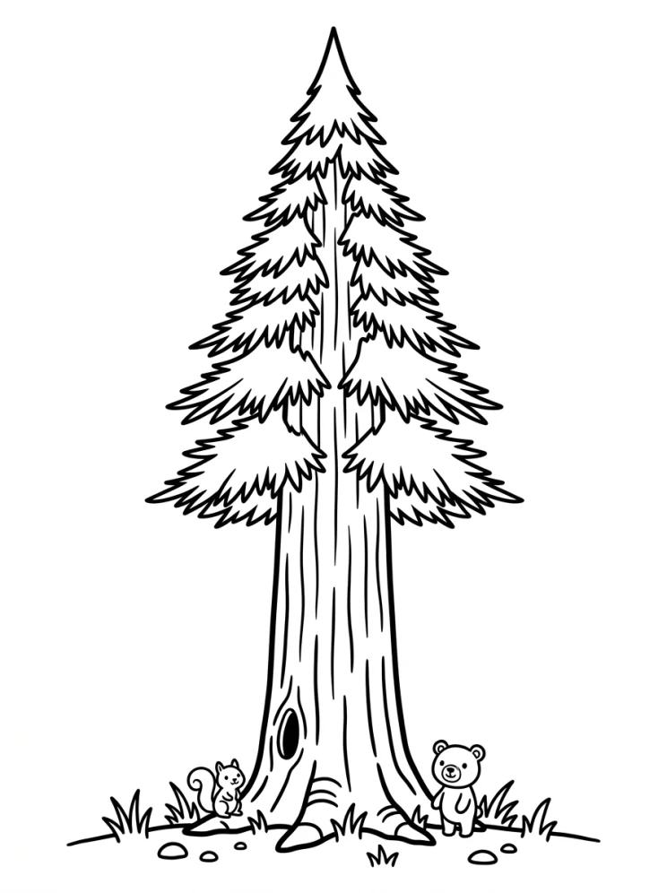 Desenhos de Árvores para colorir 156