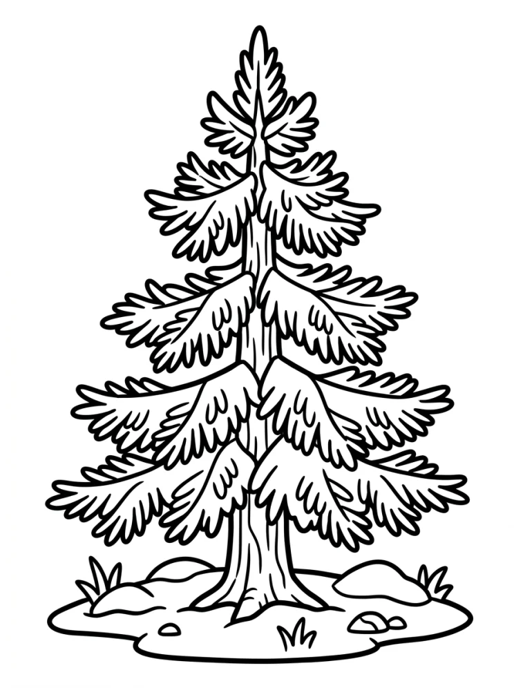 Desenhos de Árvores para colorir 161