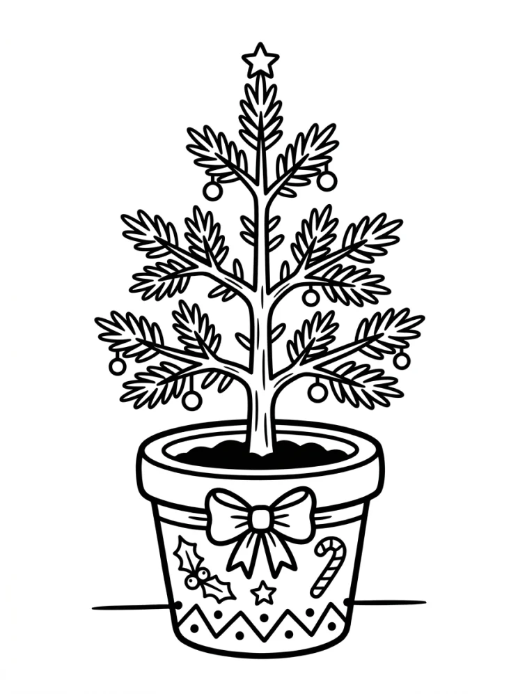 Desenhos de Árvores para colorir 163