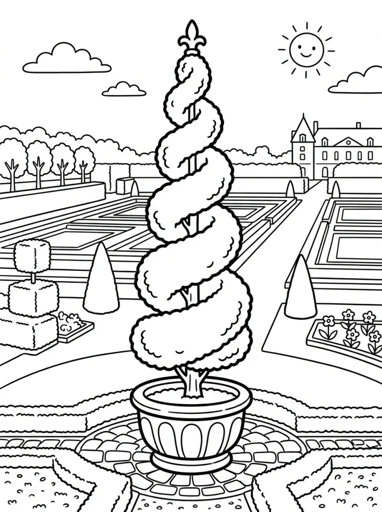 Desenhos de Árvores para colorir 168