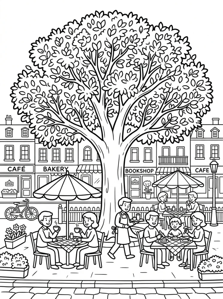 Desenhos de Árvores para colorir 192