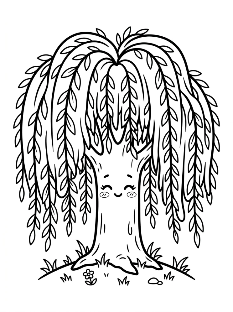 Desenhos de Árvores para colorir 200