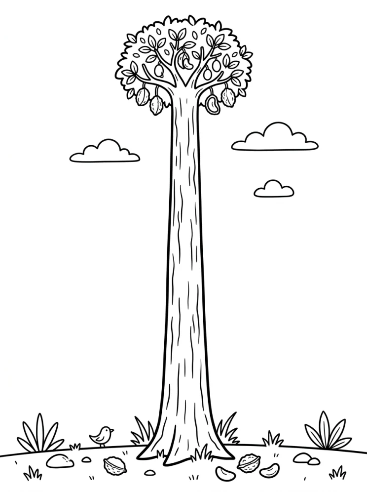 Desenhos de Árvores para colorir 21