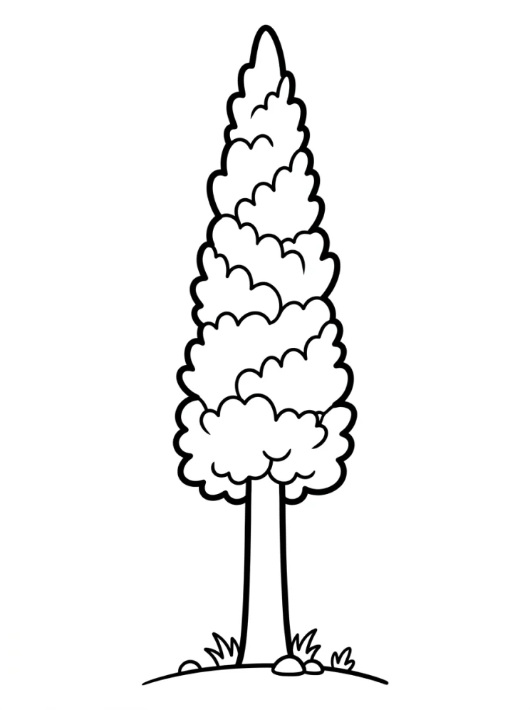 Desenhos de Árvores para colorir 51