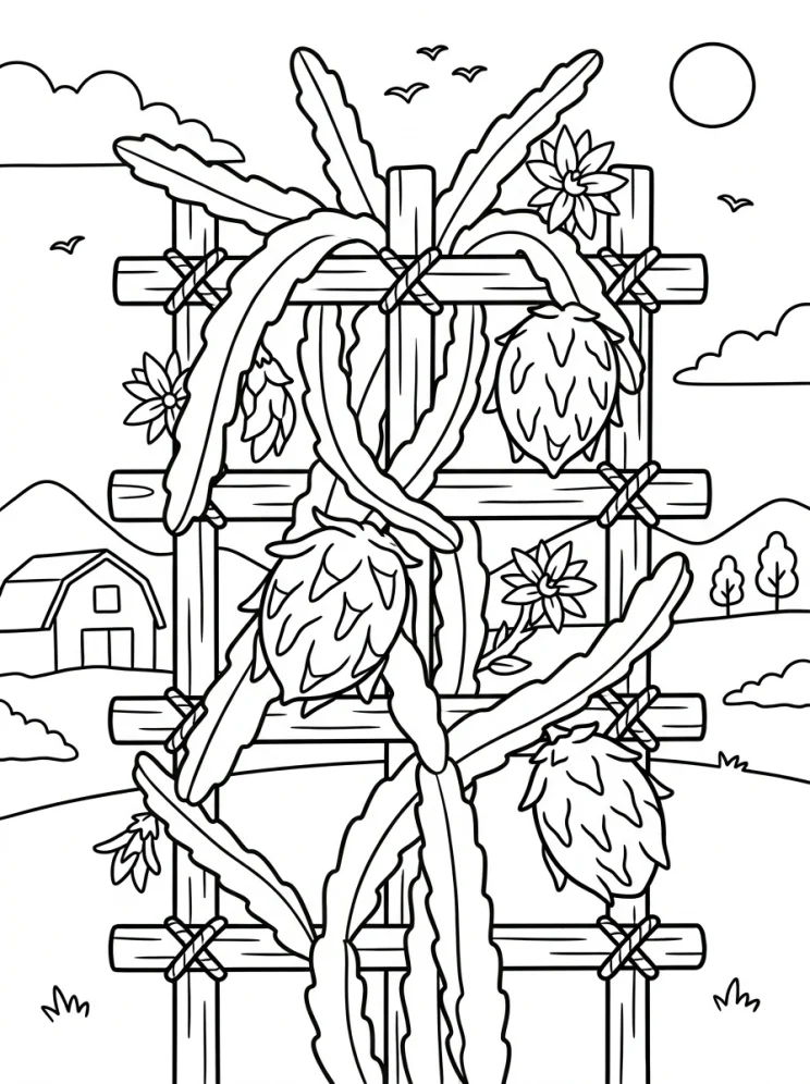 Desenhos de Árvores para colorir 56