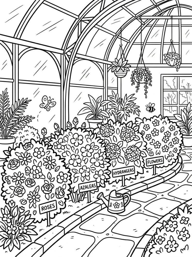 Desenhos de Árvores para colorir 70