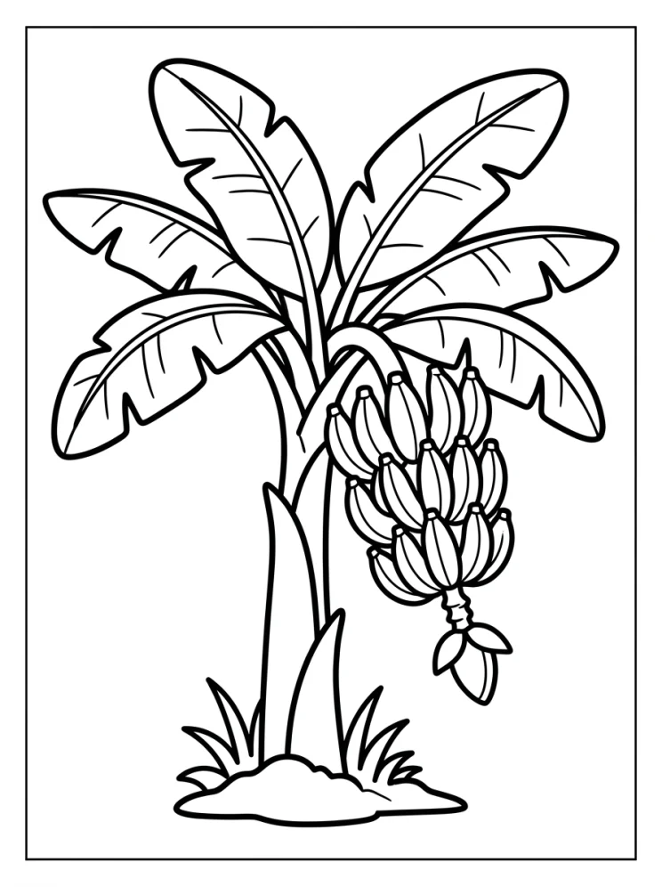 Desenhos de Árvores para colorir 8