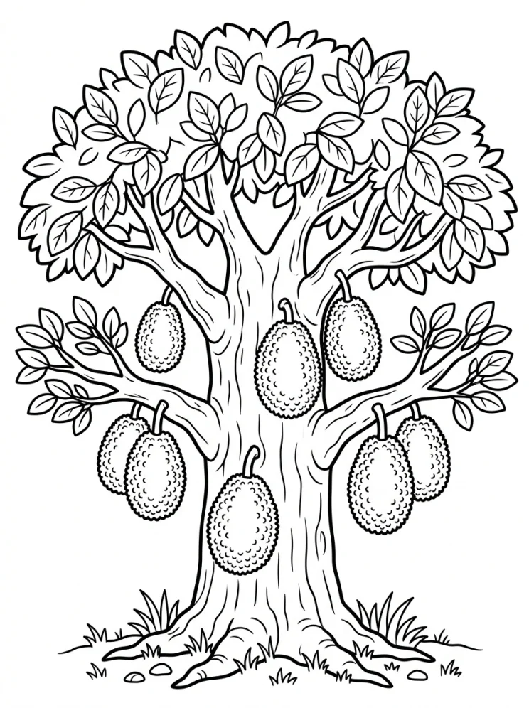 Desenhos de Árvores para colorir 82