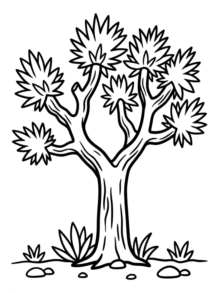 Desenhos de Árvores para colorir 85